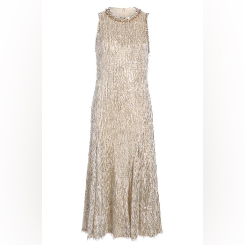 Cinq a Sept Izara Dress- in Silver